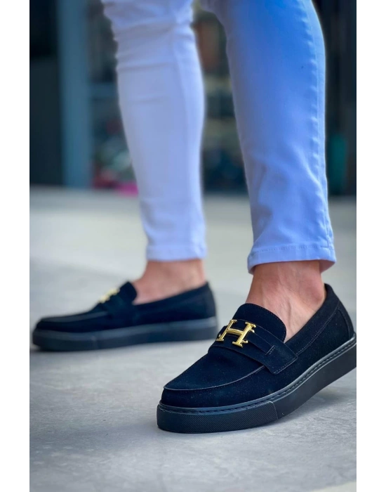 Kb-027 Kuback Bağcıksız Kömür Süet H Günlük Erkek Ayakkabı Erkek Günlük Ayakkabı