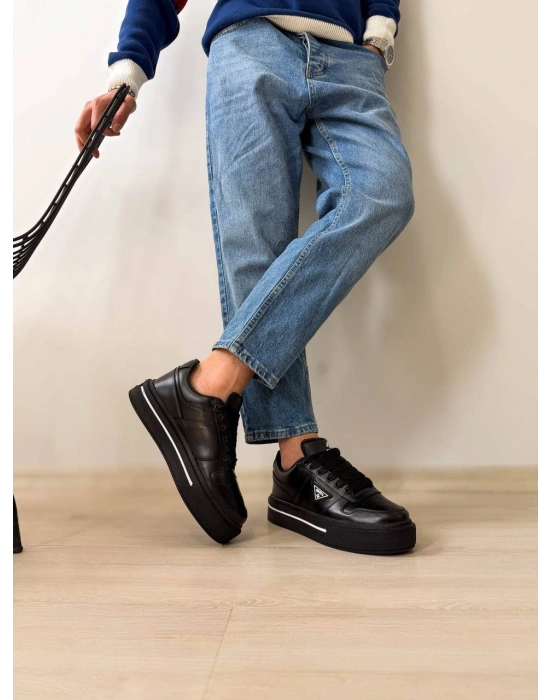 KB-04 Kuback Kömür Cilt Günlük Erkek Ayakkabı