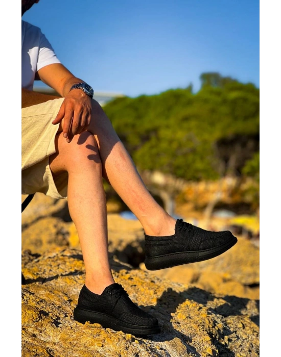 KB-042  Kuback Bağcıklı Kömür Günlük Erkek Ayakkabı