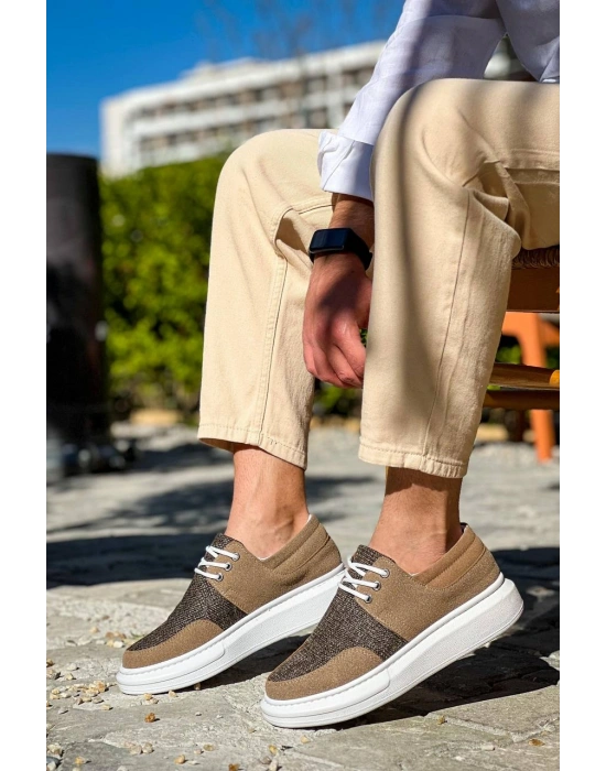 KB-042  Kuback  Bağcıklı Taba Günlük Erkek Ayakkabı