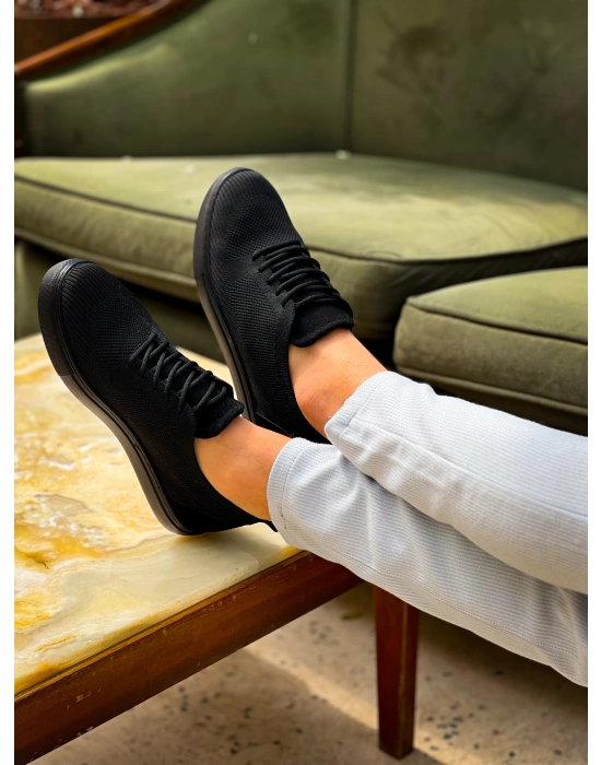 Kb-101 Kuback Kömür Triko Bağcıklı Günlük Erkek Ayakkabı Erkek Günlük Ayakkabı