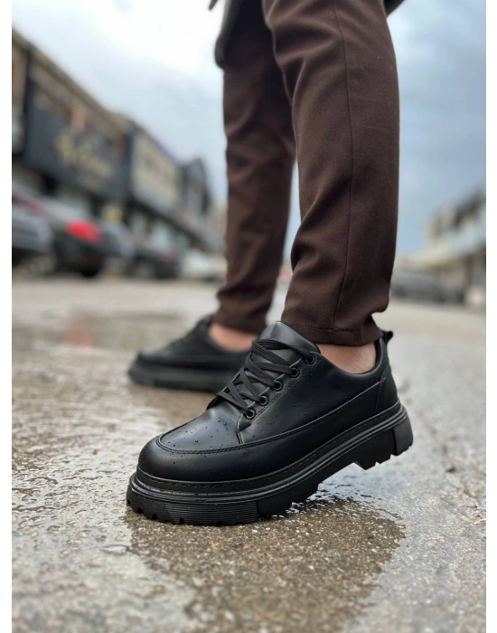 KB-702 Kuback Kömür Cilt Günlük Erkek Ayakkabı