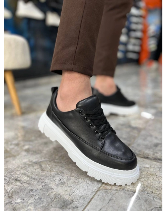 KB-702 Kuback Siyah Cilt Günlük Erkek Ayakkabı