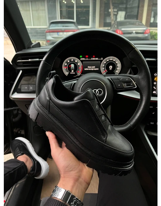 KB-703 Kuback Kömür Lastikli Günlük Erkek Ayakkabı