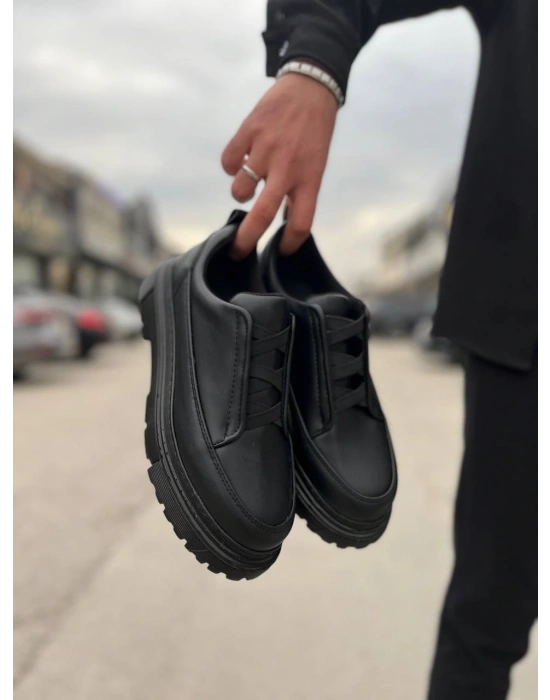 KB-703 Kuback Kömür Lastikli Günlük Erkek Ayakkabı