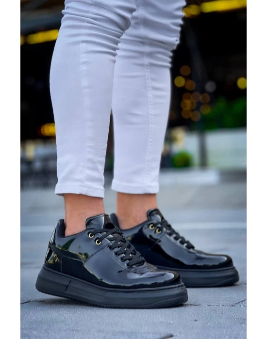 KB-X20 Kuback Kömür Rugan  Günlük Erkek Ayakkabı