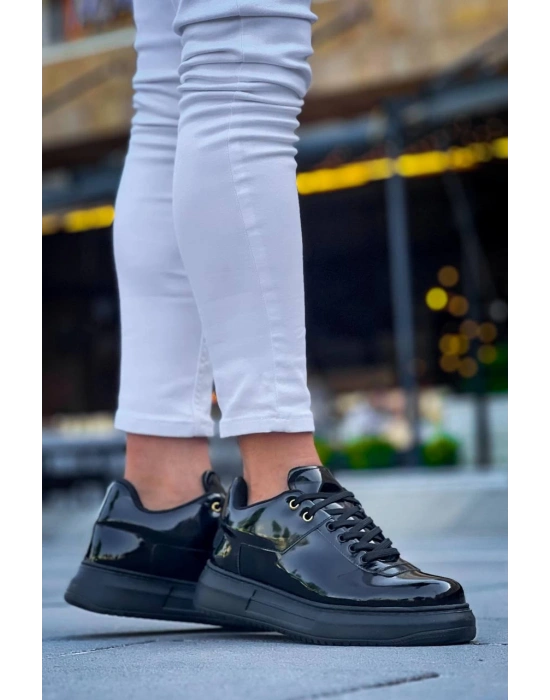 KB-X20 Kuback Kömür Rugan  Günlük Erkek Ayakkabı