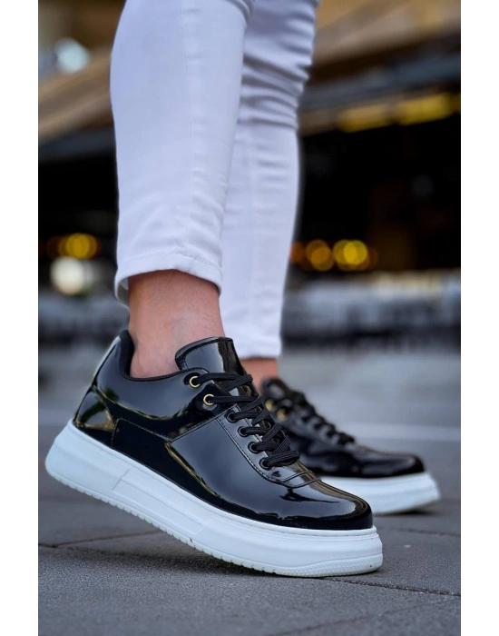 KB-X20 Kuback Siyah Rugan  Günlük Erkek Ayakkabı