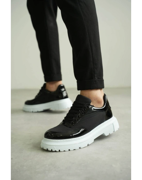 KB-X201 Kuback Siyah Rugan Paraşüt Günlük Erkek Ayakkabı