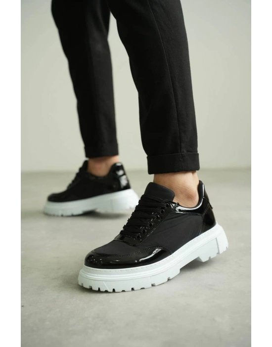 KB-X201 Kuback Siyah Rugan Paraşüt Günlük Erkek Ayakkabı