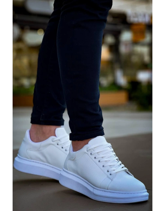 Kb-x500 Kuback Bağcıklı Beyaz Günlük Erkek Ayakkabı Erkek Günlük Ayakkabı