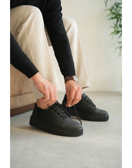 KB-X516 Kuback Kömür Cilt Günlük Erkek Ayakkabı