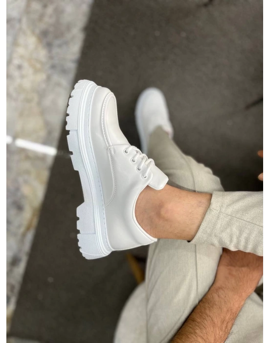 KB-X6 Kuback Beyaz Cilt Günlük Erkek Ayakkabı