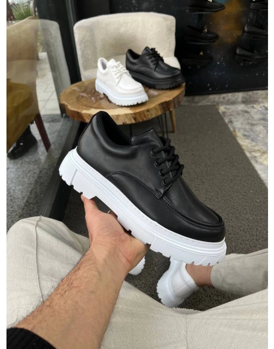 KB-X6 Kuback Siyah Cilt Günlük Erkek Ayakkabı