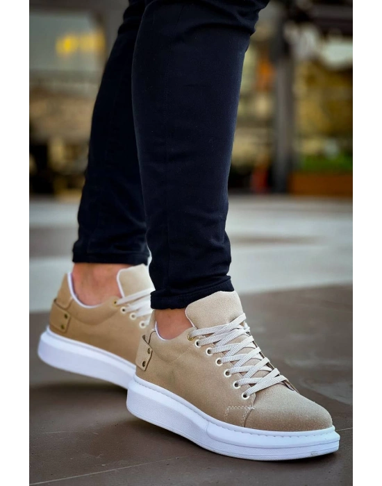 Kb047 Kuback Bej Süet Günlük Erkek Ayakkabı Erkek Günlük Ayakkabı