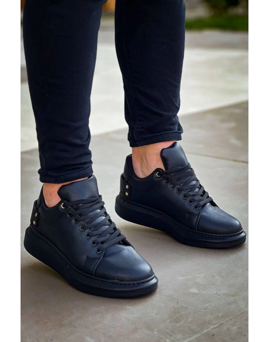 KB047  Kuback Kömür Cilt Günlük Erkek  Ayakkabı