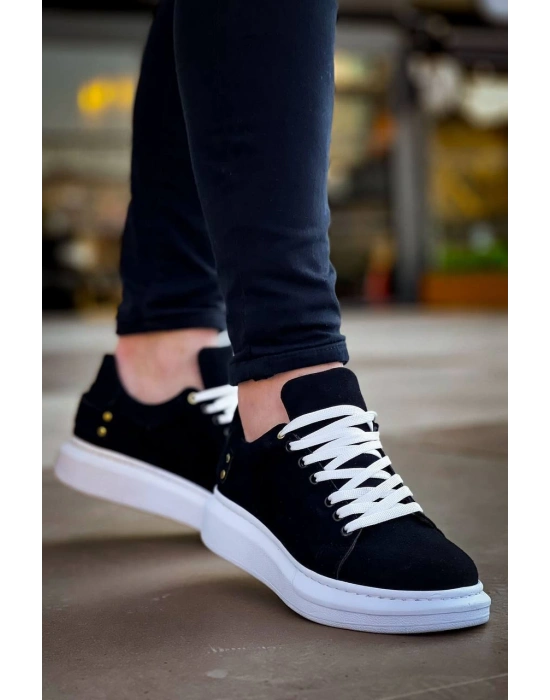 Kb047 Kuback Siyah Süet Günlük Erkek Ayakkabı Erkek Günlük Ayakkabı