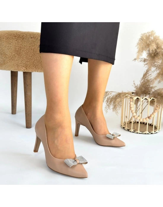 Keana Nude Cilt Kadın Topuklu Ayakkabı