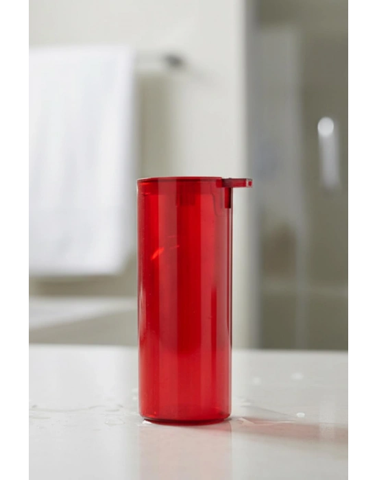 Kırmızı Akrilik Sıvı Sabunluk 250 ml