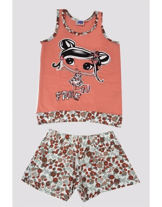 Kız Çocuk Şortlu Takım 6525