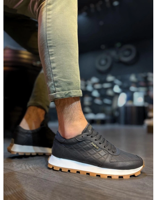 Knack Günlük Ayakkabı 002 Kapitone Siyah