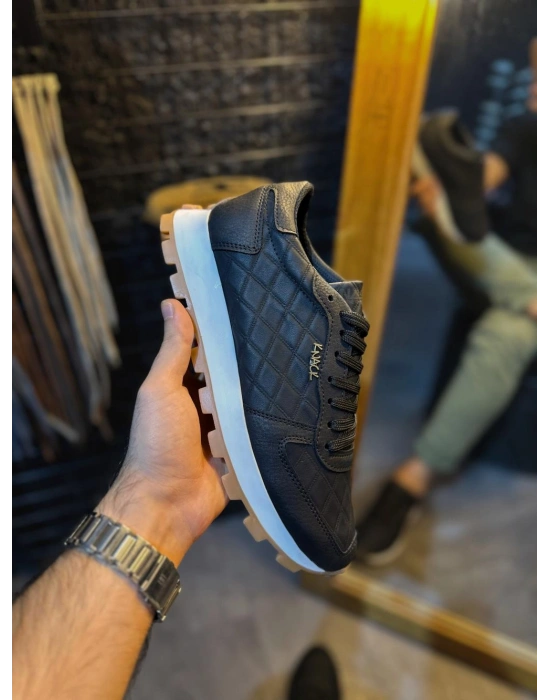 Knack Günlük Ayakkabı 002 Kapitone Siyah