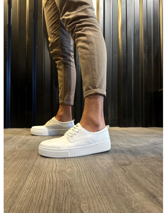 Knack 077 Beyaz Erkek Günlük Ayakkabı