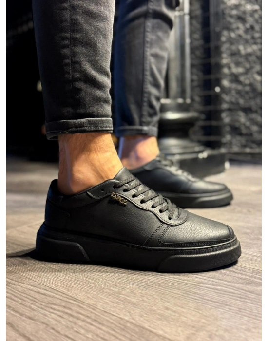 Knack Günlük Ayakkabı 222 Siyah (Siyah Taban)