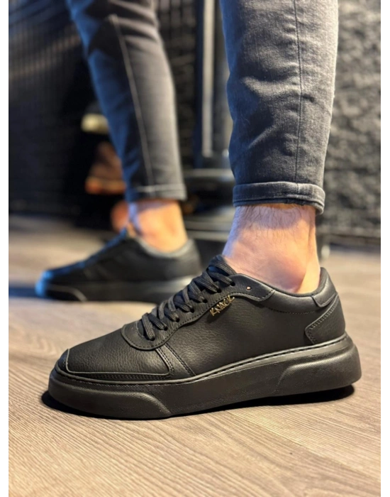 Knack Günlük Ayakkabı 222 Siyah (Siyah Taban)