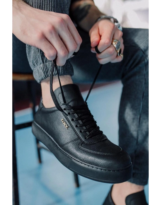 Knack 666 Siyah (siyah Taban) Erkek Günlük Ayakkabı