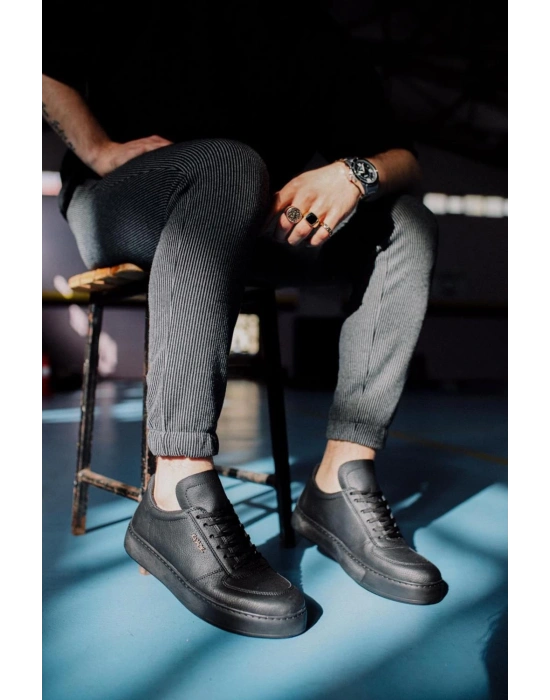 Knack 666 Siyah (siyah Taban) Erkek Günlük Ayakkabı