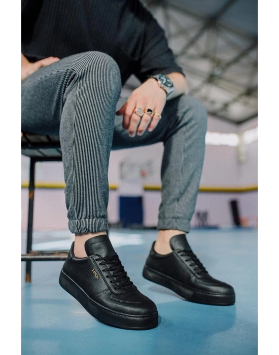 Knack 666 Siyah (siyah Taban) Erkek Günlük Ayakkabı