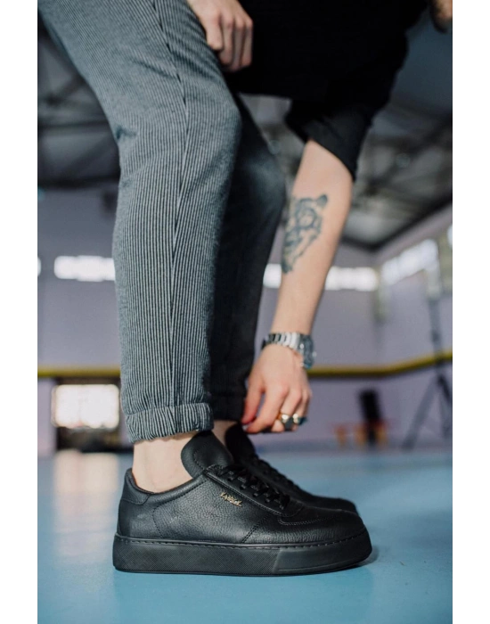 Knack 666 Siyah (siyah Taban) Erkek Günlük Ayakkabı