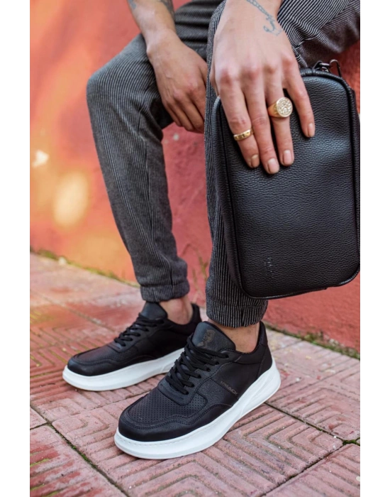 Knack Günlük Ayakkabı 707 Siyah (Beyaz Taban)