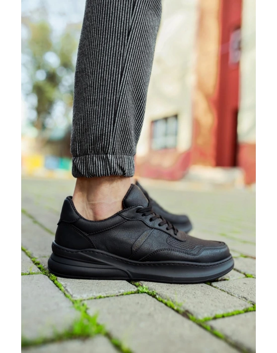 Knack 707 Siyah (siyah Taban) Erkek Günlük Ayakkabı