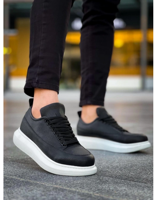 Knack 814 Siyah (beyaz Taban) Erkek Günlük Ayakkabı