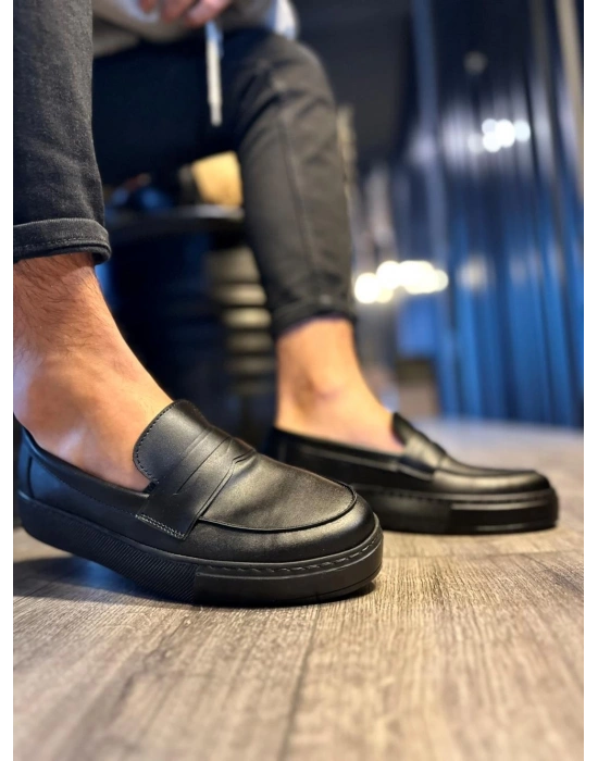 Knack Günlük 400 Siyah (siyah Taban) Erkek Klasik Ayakkabı