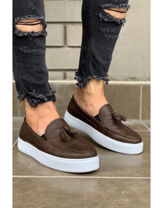 Knack Günlük Spor 717 Kahverengi Erkek Klasik Ayakkabı