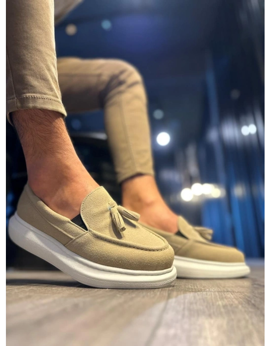 Knack Günlük Spor 818 Vizon Süet Erkek Klasik Ayakkabı