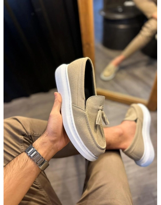 Knack Günlük Spor 818 Vizon Süet Erkek Klasik Ayakkabı