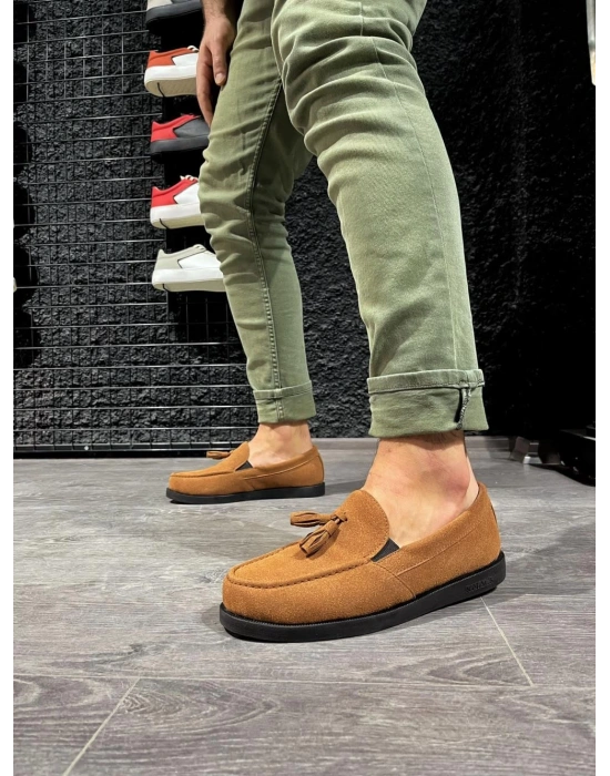 Knack Loafer Erkek Ayakkabı 007 Taba Erkek Loafer Ayakkabı