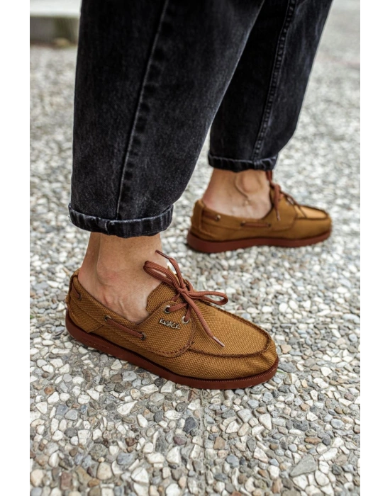 Knack Mevsimlik Keten Ayakkabı 008 Taba