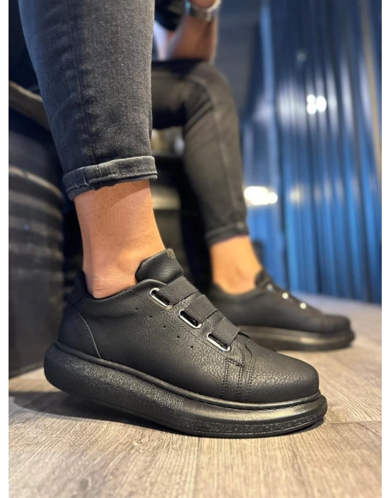 Knack Sneakers Ayakkabı 889 Siyah (siyah Taban) Erkek Günlük Ayakkabı