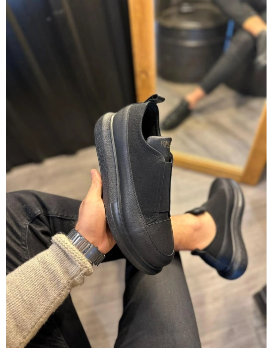 Knack Sneakers Ayakkabı 911 Siyah (Siyah Taban)