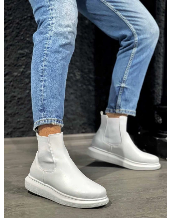 Knack Yüksek Taban Ayakkabı 111 Beyaz Erkek Bot
