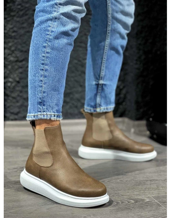 Knack Yüksek Taban Ayakkabı 111 Vizon Erkek Bot