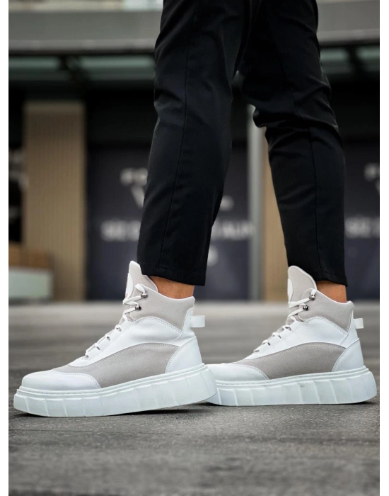 Knack Yüksek Taban Bot 104 Beyaz