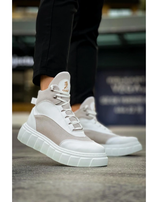Knack Yüksek Taban Bot 104 Beyaz