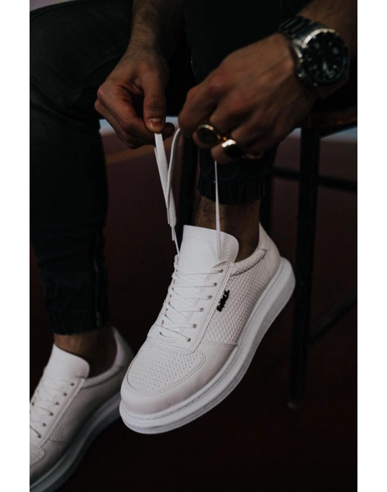 Knack Yüksek Taban Günlük Ayakkabı 042 Beyaz