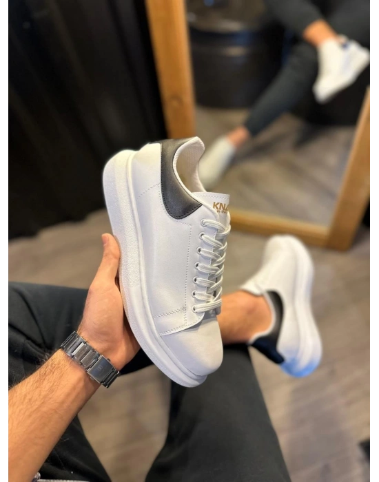 Knack Yüksek Taban 043 Beyaz Erkek Günlük Ayakkabı
